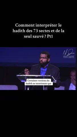 Une importante clarification au vu des nombreuses discussions sur nos réseaux sociaux. Celui qui parle s’appelle Yasir Qadhi est un américain diplômé en science des hadiths et Aqida ( théologie ) a l’université de Medine. Il a étudié avec le savant Abdul aziz ibn Baz et d’autres. J’ai décidé de poster cela car je trouve malheureux le comportement de certains et de certaines. #rappelislam #rappelislamique #coran #hadith 