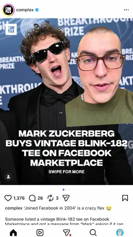 Guys I can’t believe it😅 #markzuckerberg #fashiontok #fashionnews #vintagetee #facebookmarketplace 