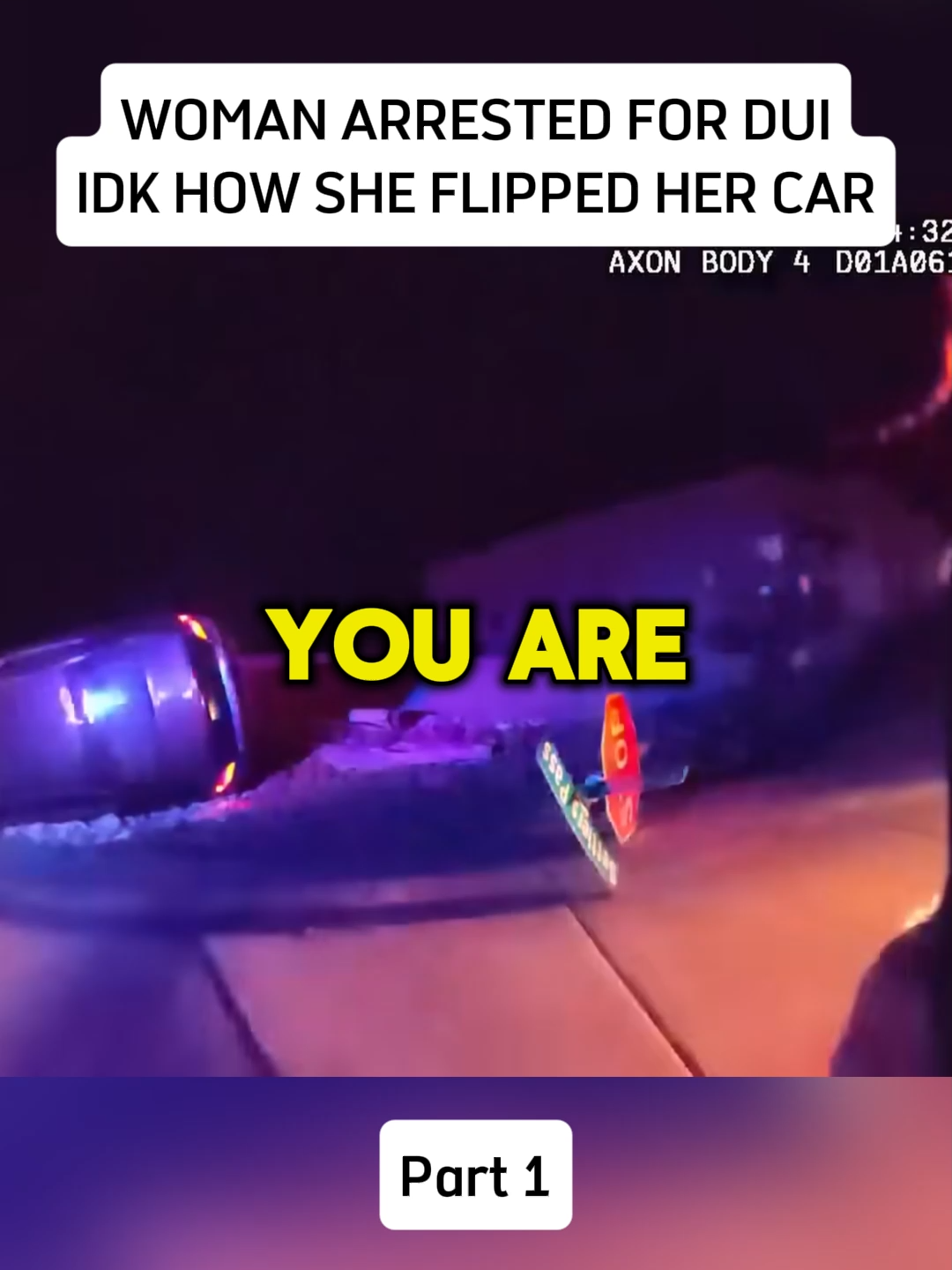 Haha how did she flip it #cops #copsoftiktok #police #bodycam