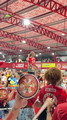 Bateria Furacão Vermelho e Branco 