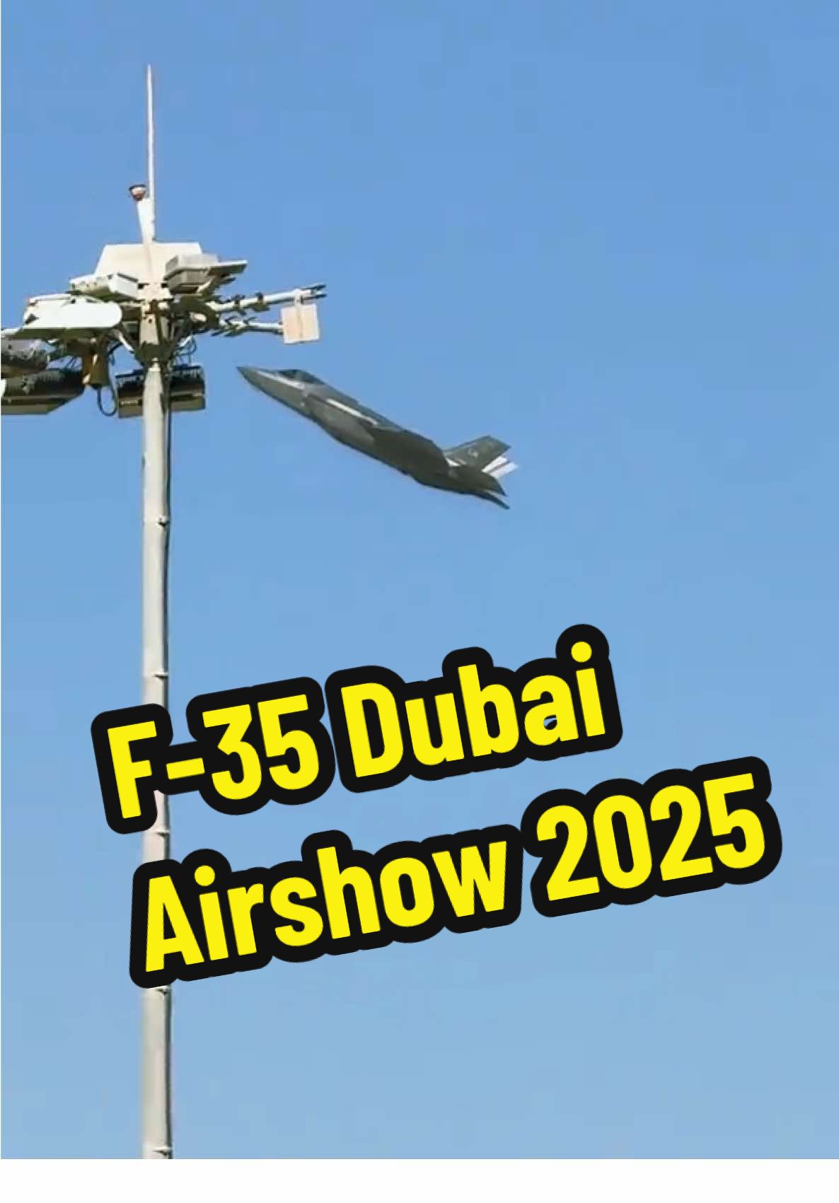 Dubai Airshow F-35 Lockheed Martin #f35 #dubaiairshow2025 #lockheedmartin 