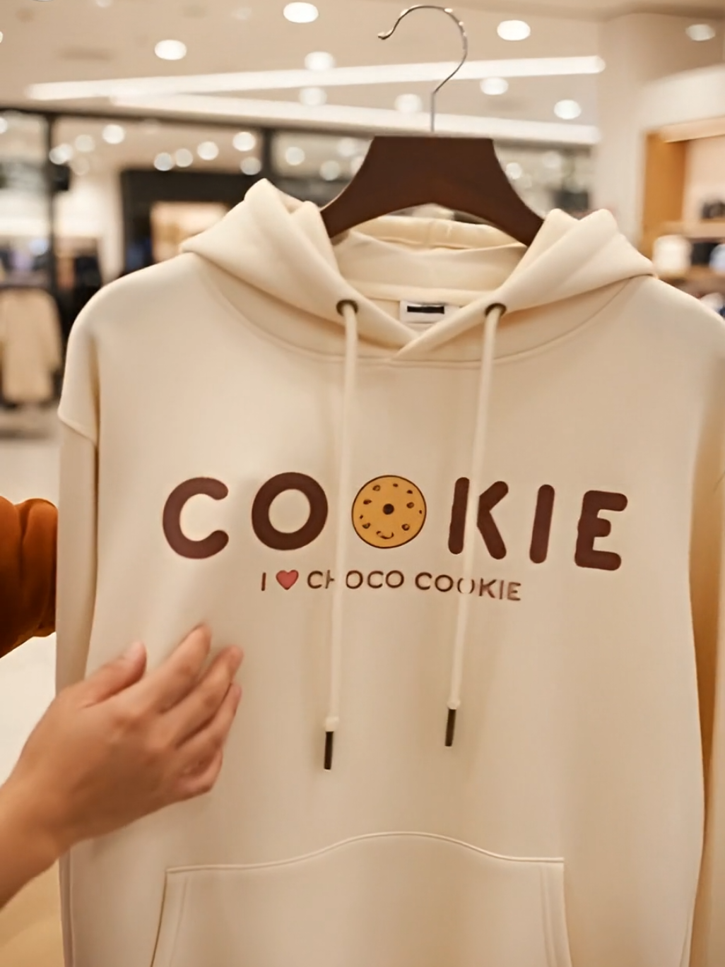 เสื้อคลุมมีฮู้ดลายCOOKIE #เสื้อ #เสื้อผ้า #เสื้อผ้าแฟชั่น #เสื้อคลุม #เสื้อกันหนาว 