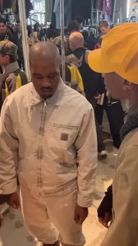 Ye talking with a fan least awkward Ye interaction #kanye #ye #yzy #yeezy #bully 