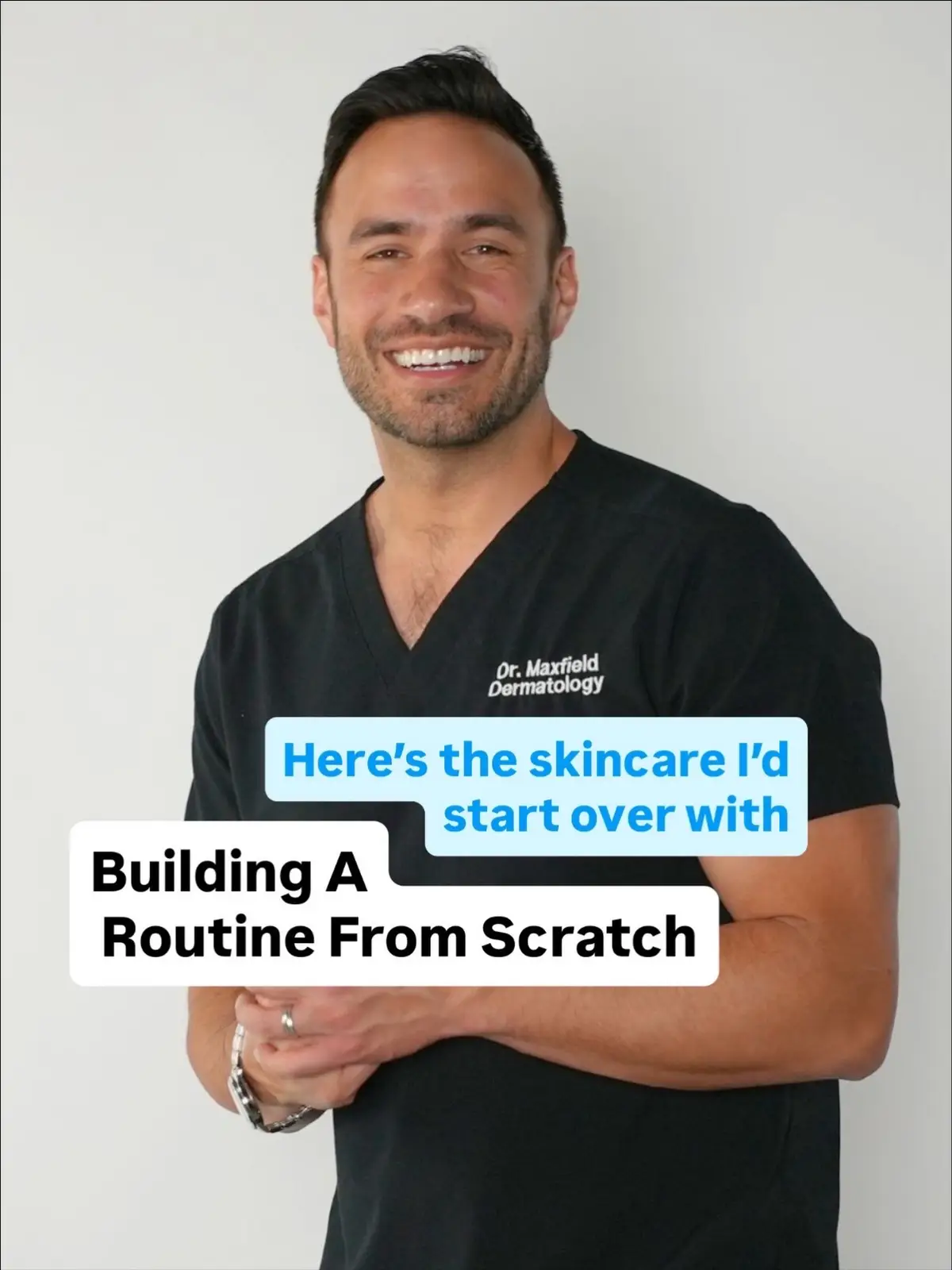 If I built a new routine today, here’s where I’d start!  #skincare #skincareroutine #SkinCare101 #dermatologist 