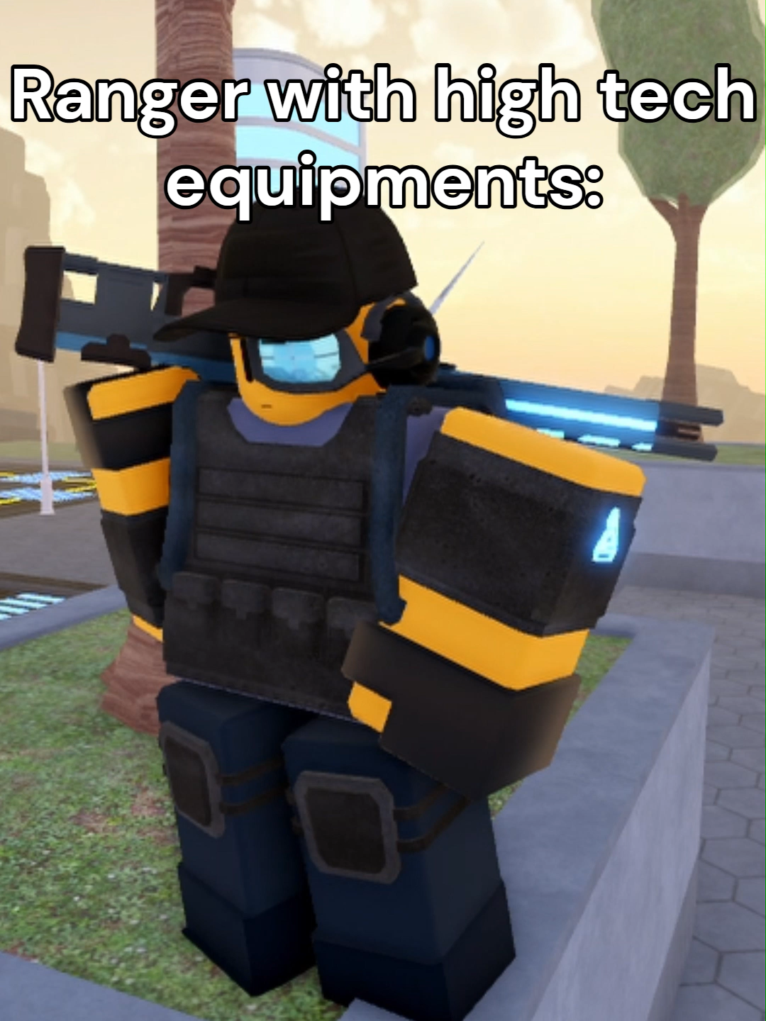 Advanced expensive high tech tower vs Starter tower with gloves #roblox #tds #TowerDefenseSimulator