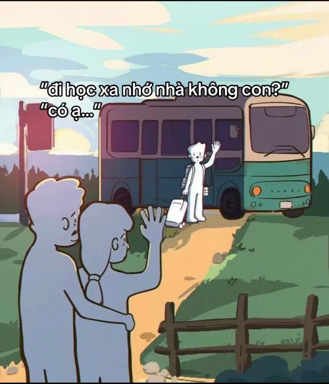Đi học xa nhà mới hiểu cảm giác cô đơn lớn như thế nào. Thành phố lớn, hi vọng tương lai lớn nhưng mình lại quá nhỏ bé. Cảm giác vừa tủi thân, vừa nhớ nhà.