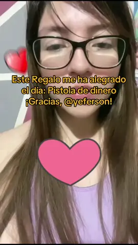yeferson, gracias por el fantástico Regalo que has enviado en mi LIVE. Siempre recordaré este momento.@yeferson #tiktoklive #livehighlights #livegift #moneygun #pistoladedinero 
