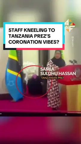 Social media has been cracking up at this clip of staff crawling like four-legged creatures to close the doors after Tanzanian President Samia Suluhu Hassan arrived to announce her new cabinet on 17 November. It looks funny, but the politics behind it aren’t.  The video lands in a country where many Tanzanians are already furious over Suluhu’s increasingly authoritarian rule. She banned opposition candidates from the 29 October election, then cut off the Internet, imposed a curfew and swore herself in after allegedly winning a hard-to-believe 98 per cent of the vote. Many dubbed it a coronation.  It feels like a regime that expects everyone around it to literally bow down. But tell us: Can you believe it? Let us know in the comments. For more, follow: @africans_all_free  Video credit: @dklevy_babaubaya (IG) #SamiaSuluhuHassan #Politics #Tanzania #Coronation #fyp 