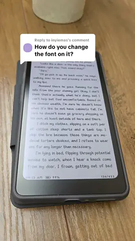 Replying to @inyiemas this is how I change the fonts in the library to any epub books you download. #BookTok #booxpalma #boox #palma2pro #fonts 