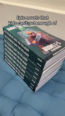 Get your kids reading with the Dave the Villager books!#kidsbooktok #chapterbooks #kidstoys #christmasgiftideas #childrensauthor 