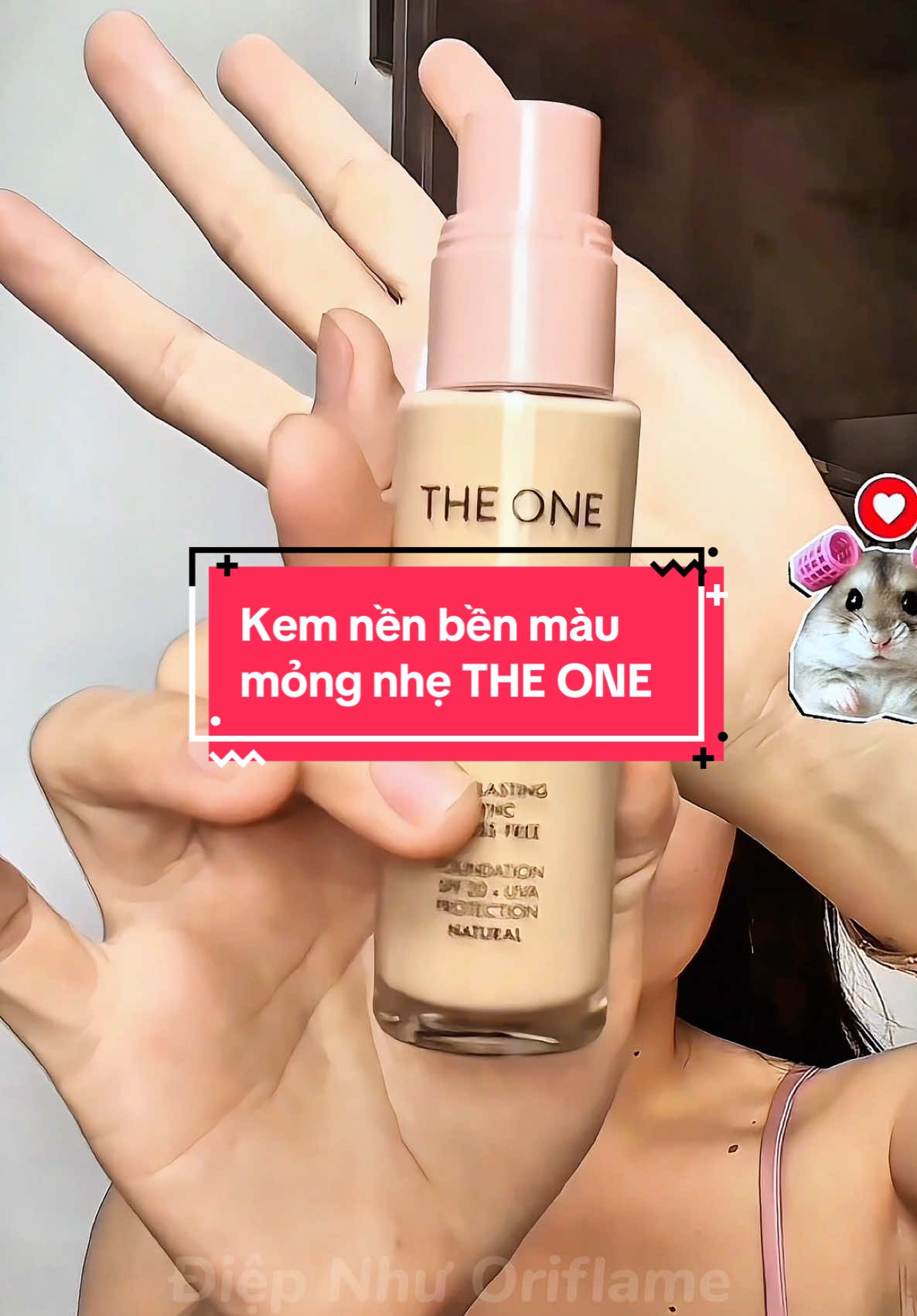 THE ONE Everlasting Sync Stress-Free Foundation SPF 20 + UVA protection Natural #foundation #reachyourhappyplace #oriflamechinhhang #diepnhunguyenhoang #diepnhuoriflame 