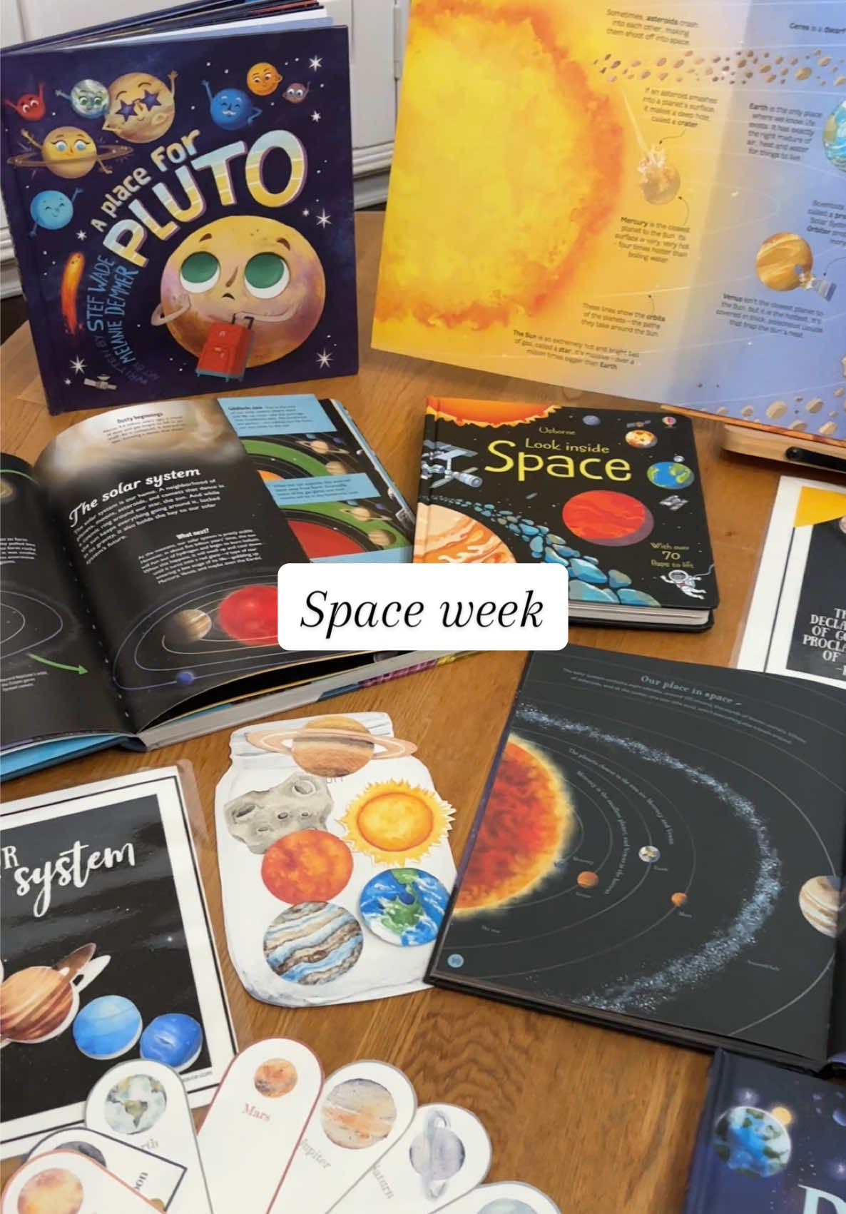 Teaching my girls about the planets and Pluto’s demotion. #teampluto #solarsystem #planet #homeschool #space 