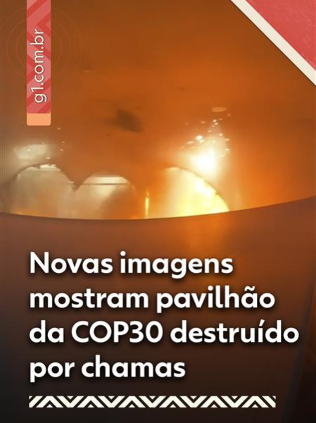 #g1nacop30 - Um incêndio foi registrado nesta quinta-feira (20) em um dos pavilhões onde ocorre a Conferência do Clima, a COP30, em Belém (PA). Os primeiros relatos do problema aconteceram pouco depois das 14h. Pessoas que estavam no local foram retiradas por ordem da segurança. Até por volta das 14h20, não havia detalhes sobre a origem do fogo. O ministro do turismo, Celso Sabino, disse por volta das 14h30 que o incêndio foi controlado. As chamas atingiram espaços na zona azul, na área chamada de Pavilhão dos Países. A energia elétrica foi cortada na área interna deste pavilhão. A zona azul, também chamada de Blue Zone, é o espaço onde se reúnem os negociadores e ministros. Não há informações sobre feridos. Em entrevista para Andréia Sadi, o governador Helder Barbalho afirmou que as equipes trabalham com duas hipóteses para o incidente ocorrido nesta quinta-feira (20) na COP30: falha em um gerador ou um curto-circuito em um stand. Segundo Barbalho, não houve feridos. A ONU permanece aguardando a liberação do Corpo de Bombeiros para retomar as atividades no local. #g1 #tiktoknotícias #incêndio #pavilhão #belém #pará #cop30