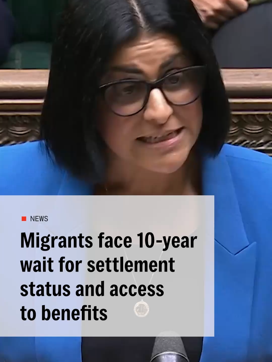 Home Secretary announces new settlement rules for foreigners in UK The Home Secretary has laid out plans to increase the time required for legal migrants already in the UK to get permanent settled status. The almost two million people who have legally migrated to the UK since 2021 will need to be in the UK for 10 years, instead of five, to be considered for permanent settlement in the UK under the proposals.