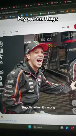 #motogp #marcmarquez #valentinorossi #marcobezzechi72 #greenflags 