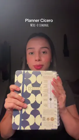 Meu Planner da Cícero para 2026. O modelo dele é Wire-o semanal. A @juliaalbano.m tem um video ótimo explicando como se organizar usando ele. #planner2026 #cicero 