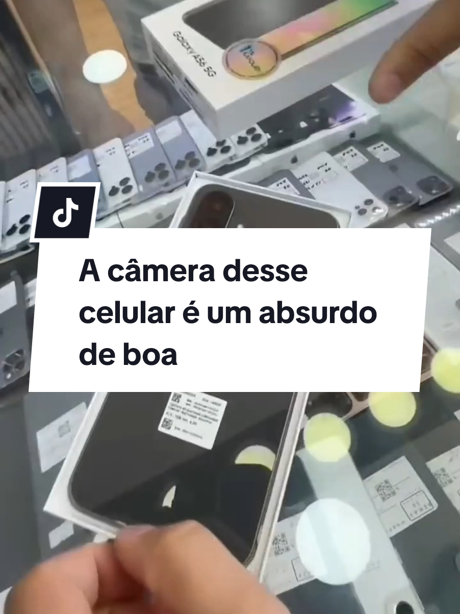 A câmera desse celular é um absurdo de boa #galaxya56 #celular #samsung #samsunggalaxy 