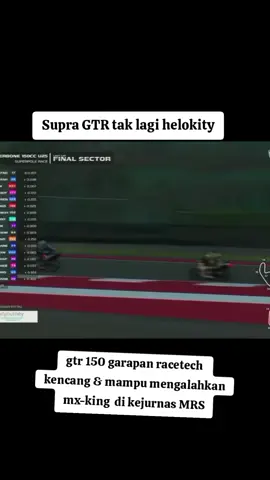 gtr 150 garapan racetech  kencang & mampu mengalahkan mx-king  di kejurnas MRS