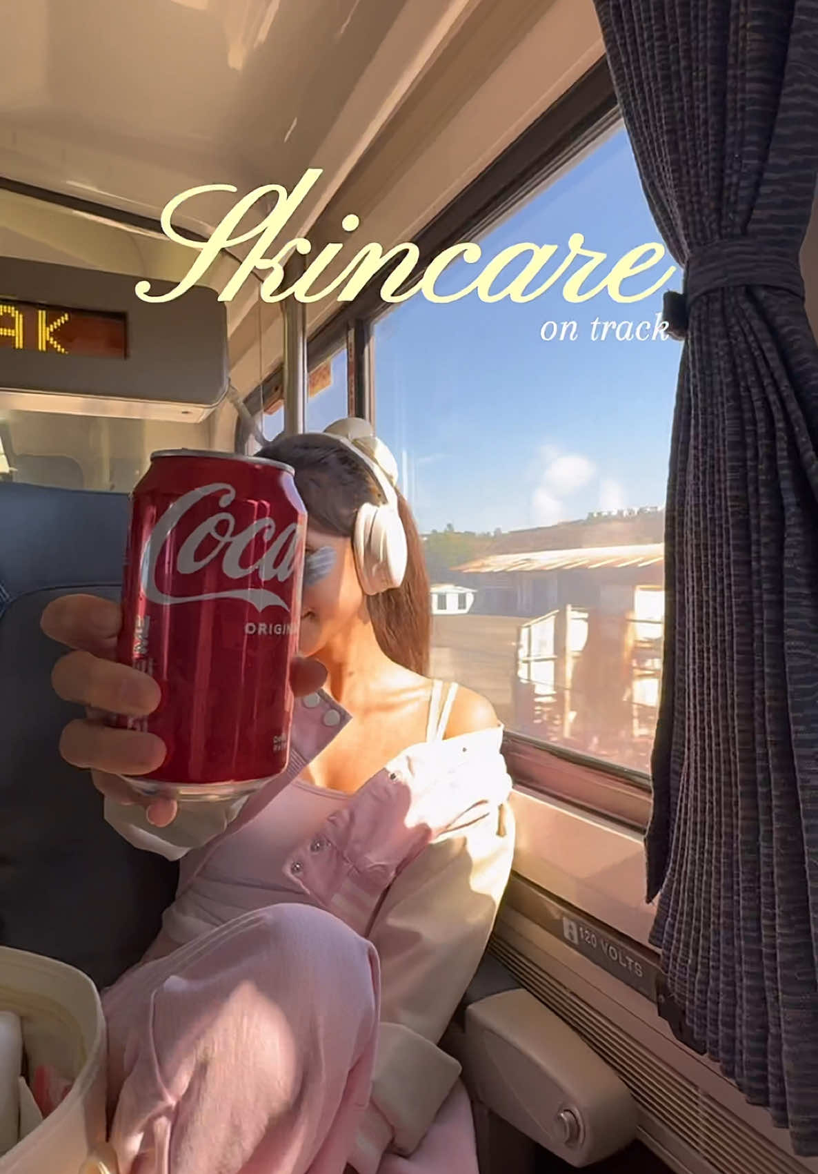 train rides r so fun imo 💺❣️ #skincare @rhode skin @Pixi Beauty @Diorbeauty 