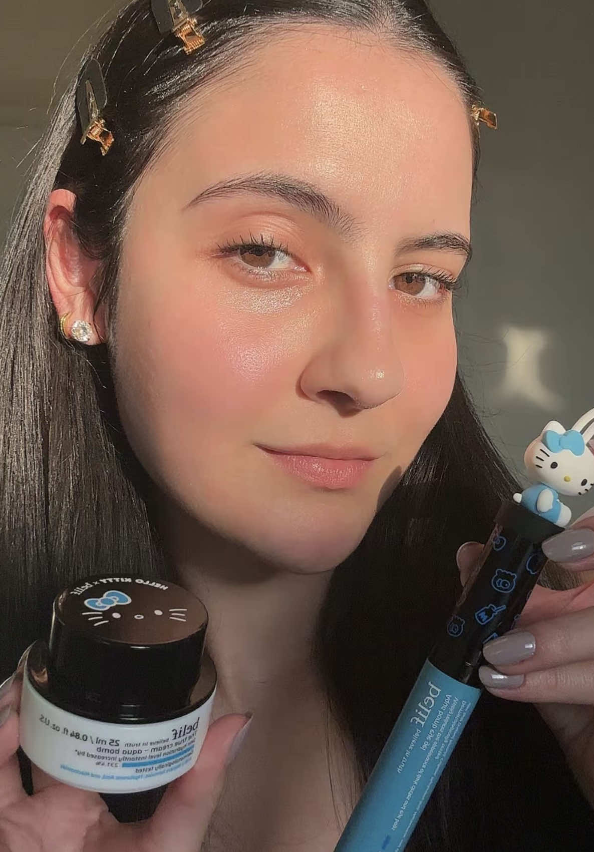 I absolutely loved this set, so hydrating and CUTE 🩵✨ @belif USA @hellokitty @sephora #belif #hellokitty #belifgiftedme 