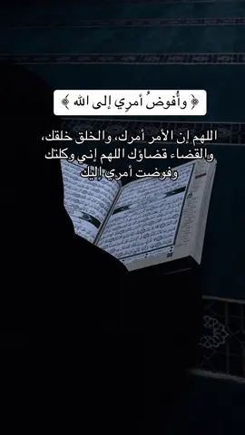 وأفوض امري إلى الله  #اذكروا_الله #قران_كريم #اكسبلورexplore #fyp #quran 