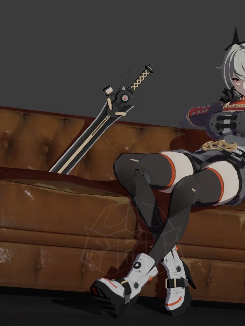 Caesar animation test first time using blender and composing audio so don't kill me #zzz #zzzero #Caesarking #animation #b3d #zenlesszonezero