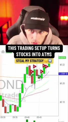 This trading setup turns stocks into ATMs.. and you can steal my strategy!  Lock in your 14 day free trial before the offer ends TONIGHT ✅ #howtotrade #daytrading #tradingeducation #momentum 