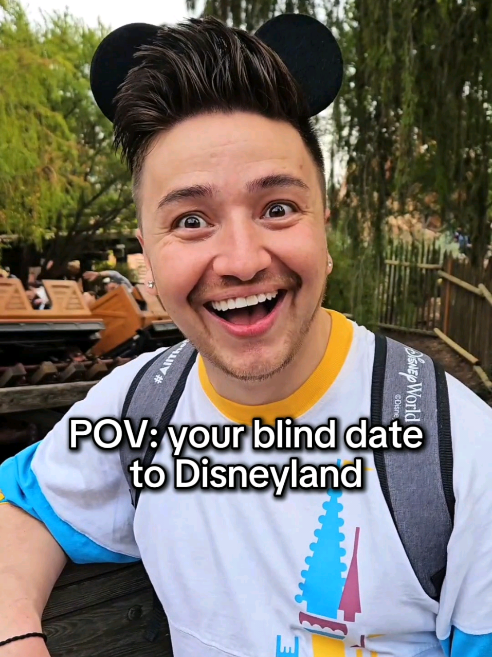a LIGHTNING LANE to love 🏰😃 #disneyland #disney #comedy #pov #foryoupage 