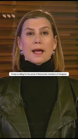 Donald Trump is calling for the arrest and trial of Democratic members of Congress who made a video urging the military to refuse “illegal orders.” #TheConstitution #UnlawfulOrders #USMilitary #Congress #DontGiveUpTheShip