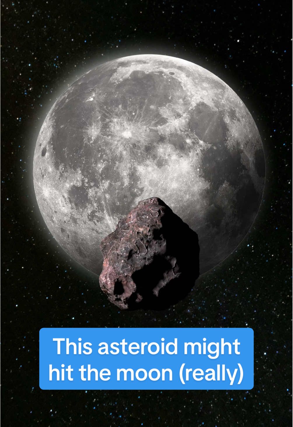 This asteroid might hit the moon and we might have to nuke it. No, seriously. Earlier this year, we thought this asteroid 2024 YR4 might be on track to hit Earth. Good news: It won’t. Bad news: it might now hit the moon. So, NASA just came out with a real proposal for what we could do if a lunar impact becomes more likely. Here are our options. To find out what happens next, follow along! #asteroid #NASA #moon #earth #follow