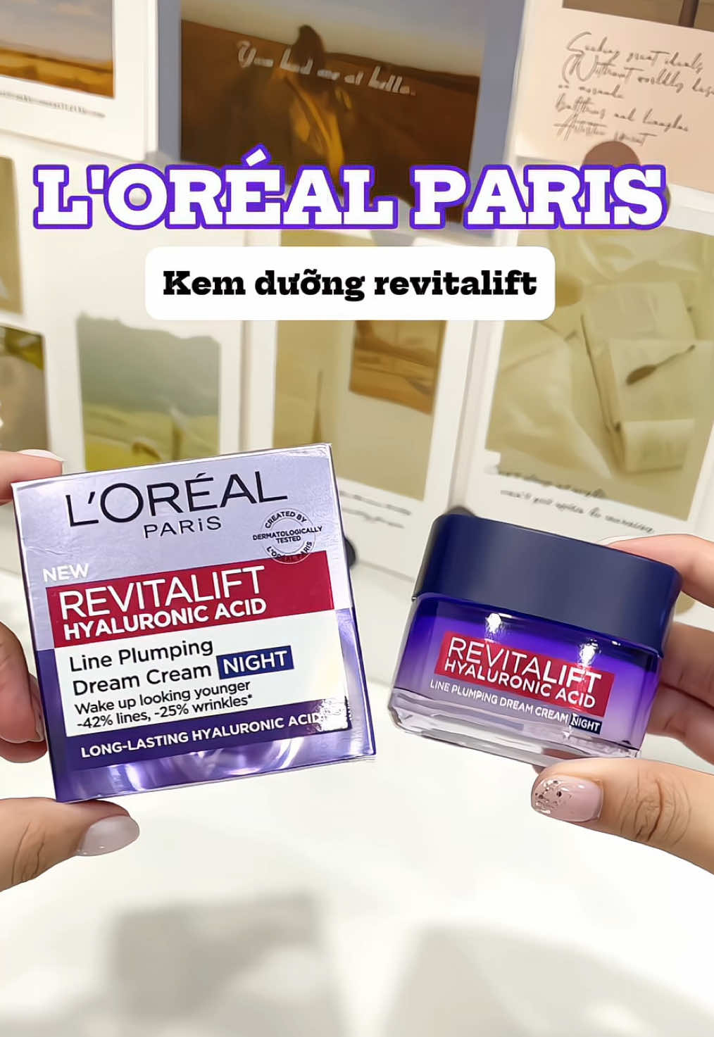 Kem ngủ tím với công nghệ mới của nhà L'ÓREAL PARIS  #CộngTácVớiLOrealParis #skincare #kemngutim #tiktokshop1111 #SaleVuiNhatNam 