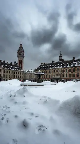 Lille 🌨️🌨️🌨️😍  #lille #nord #snow #fake #videoediting 