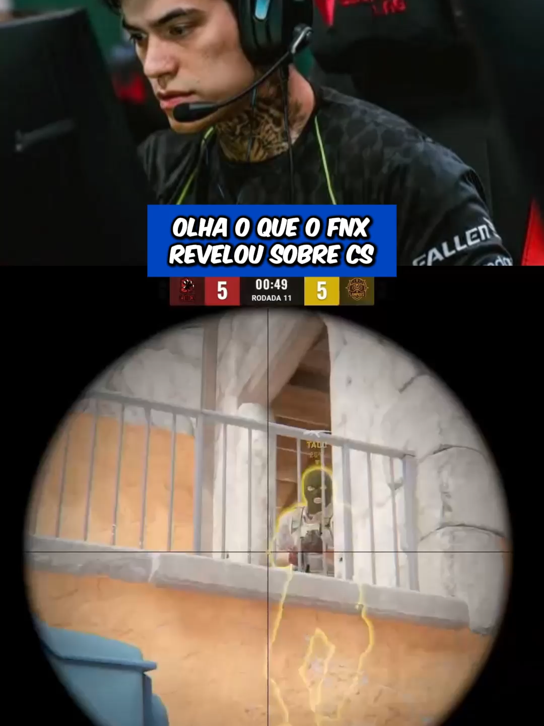 olha o que fnx revelou sobre o cs kkkk #jonvlogs #cs2moments #allstarleague #fnx @jonvlogs