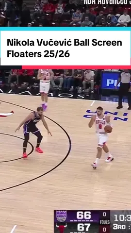 Nikola Vučević Ball Screen Floaters 25/26 #nikolavucevic #nbahighlights #goodvibezhoops #floaters #chicagobulls 