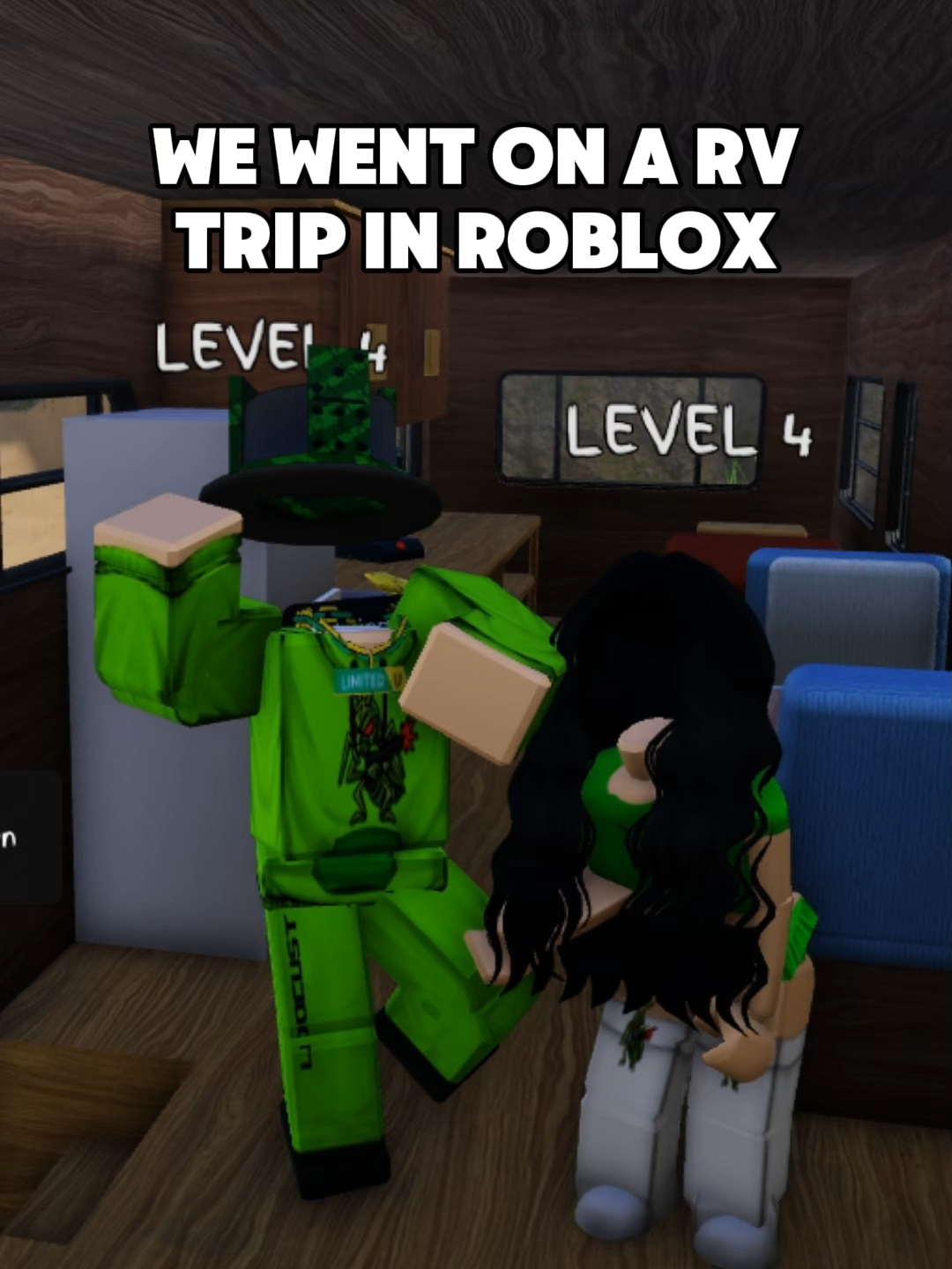 we went camping in roblox 😱 part 1 #roblox #camping #rv #gaming #funny