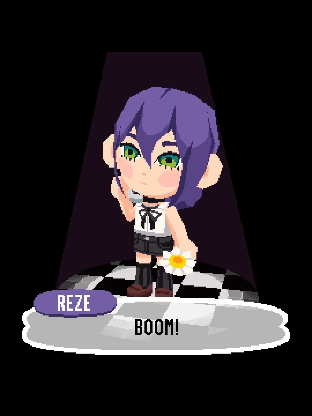 Reze 💣💥 #chainsawman #reze #チェンソーマン #denji #manga #anime #fanart #lowpoly #3dmodeling #blender3d #animalcrossing #acnh