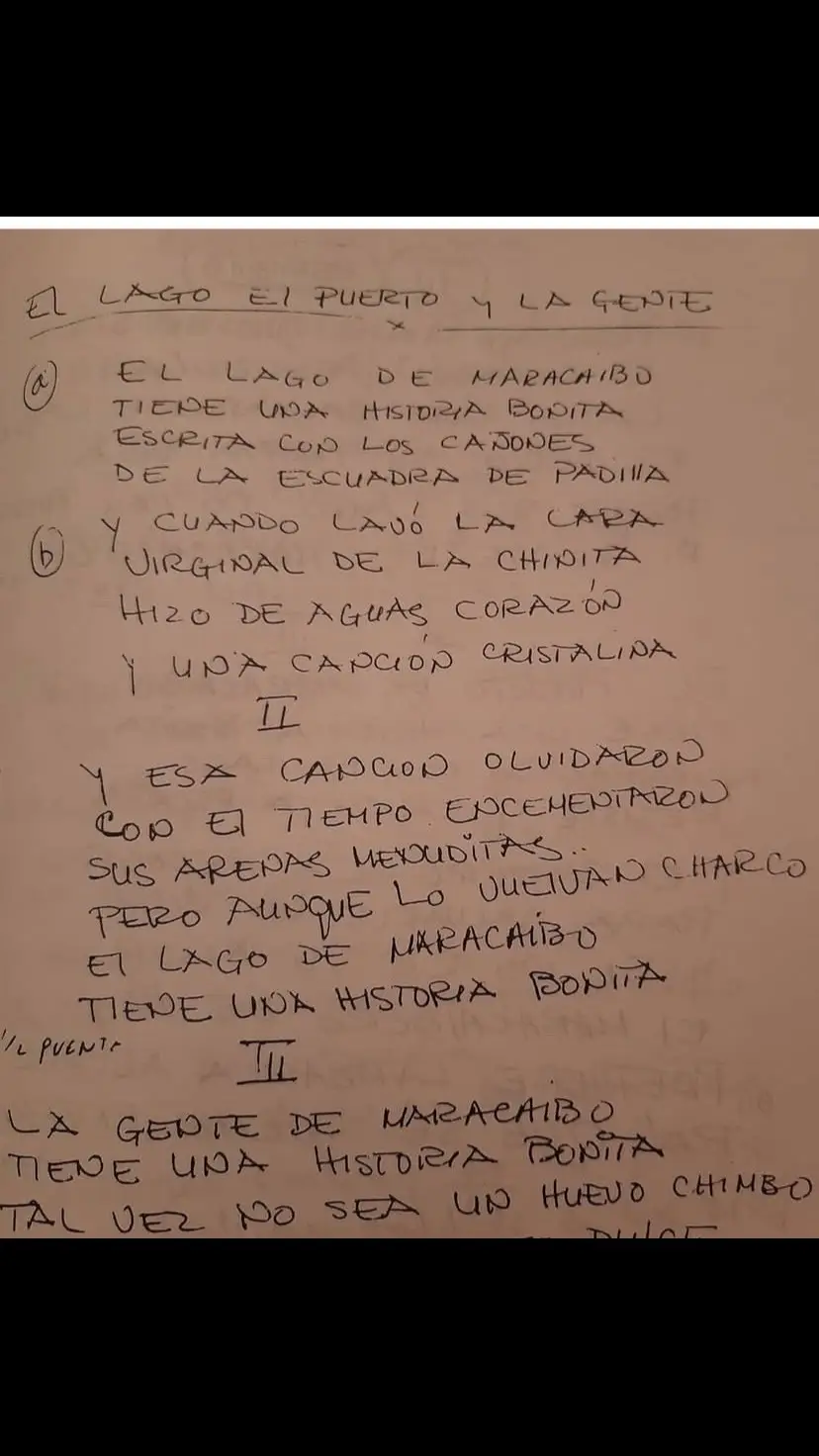 Puño y letra de Alí, conservado gracias a Andrés Castillo