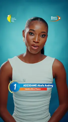 Belle et ambitieuse, Audrey Akofa ADZIDAME, candidate N°01 est une caissière en Micro-finance. Elle compte bien aller jusqu’au bout et décrocher la victoire. Encouragez la candidate N°01 et vivez l’aventure Miss Togo 2026 à ses côtés. Pour voter, envoyez 1 par SMS au 5550 ou composez *550#.    #MoovAfricaTogo  #ConnectésAuMeilleur