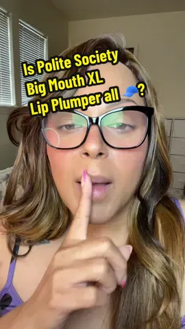 @Polite Society Beauty I tried the Big Mouth Lip Plumper. Does it really work? #lipplumper #makeup #tiktokshopblackfriday #tiktokshopcybermonday #tiktokshopcreatorpicks 