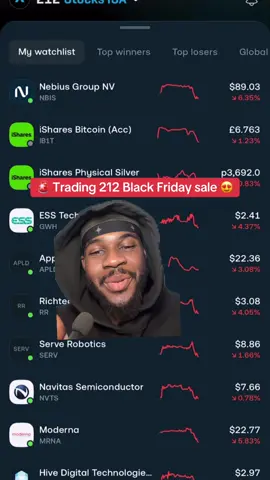 Trading 212 Black Friday Sale 🚨#trading212 #stockmarket #investing #PersonalFinance #fyp 