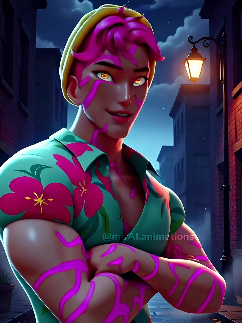 Abby at night 😈 #kpdh #sodapop #sajaboys #kpopdemonhunters #fananimation 