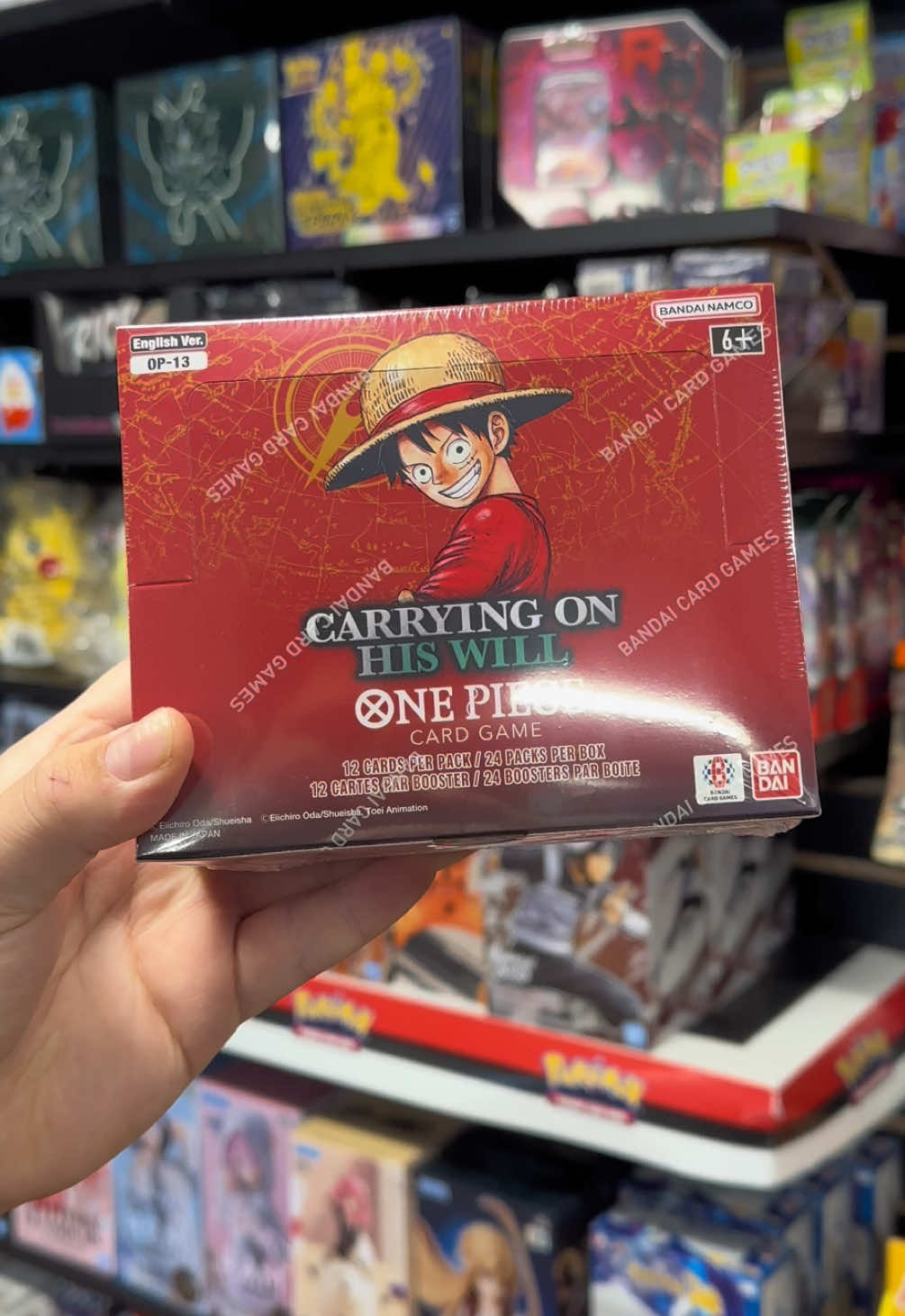 ONE PIECE OP13 Booster Box #onepiece #onepiececards #optcg #onepiececardgame #tiktokshopblackfriday 
