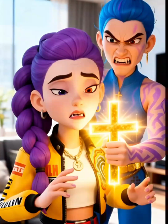 Rumi won the Vampire teeth Contest. #vampiregirl #rumi #3d #story 