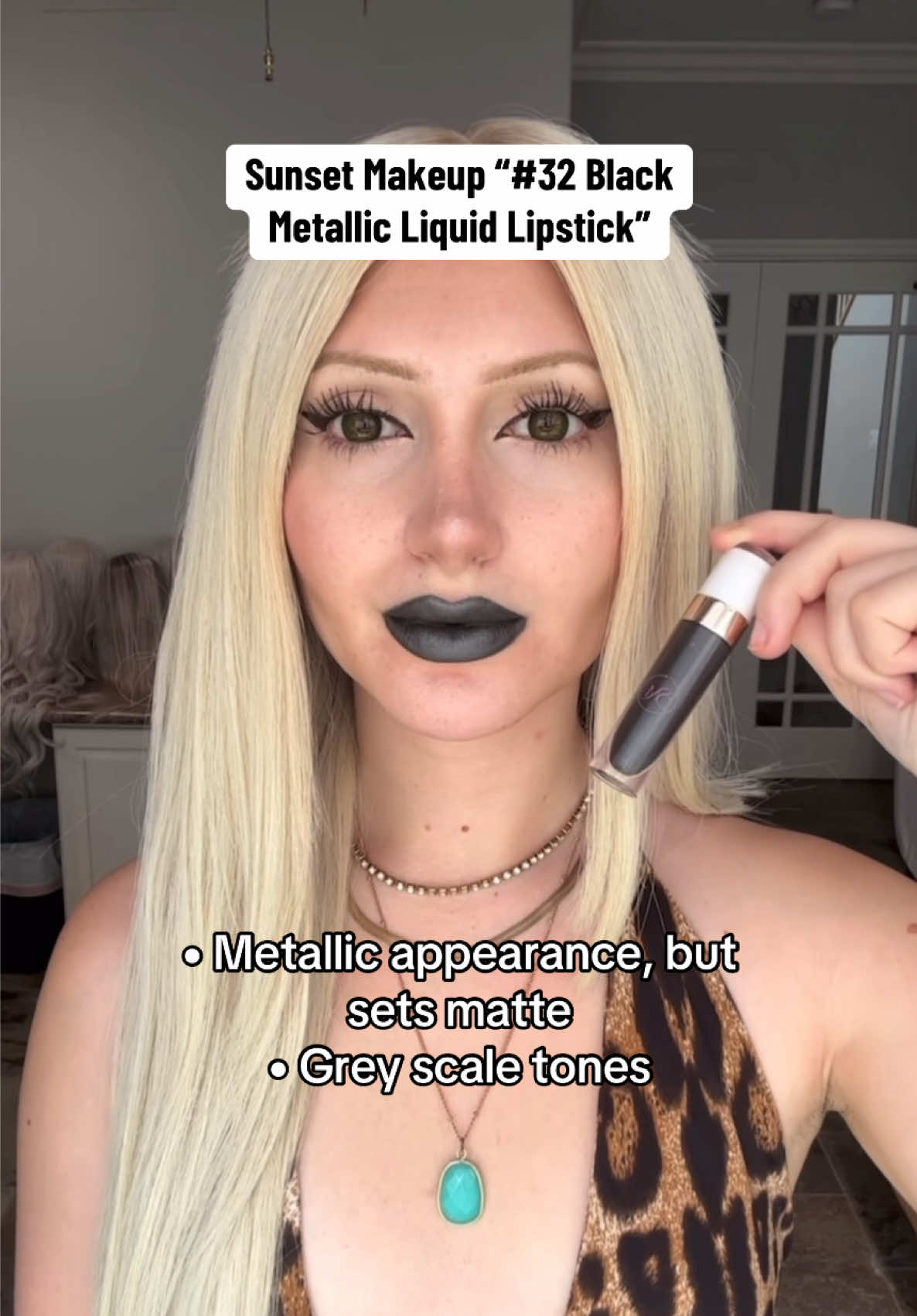 Comparing all our Sunset Makeup black lip products 🕷️ #altmakeup #lipcombo #blacklipstick #blacklipgloss #gothmakeup 