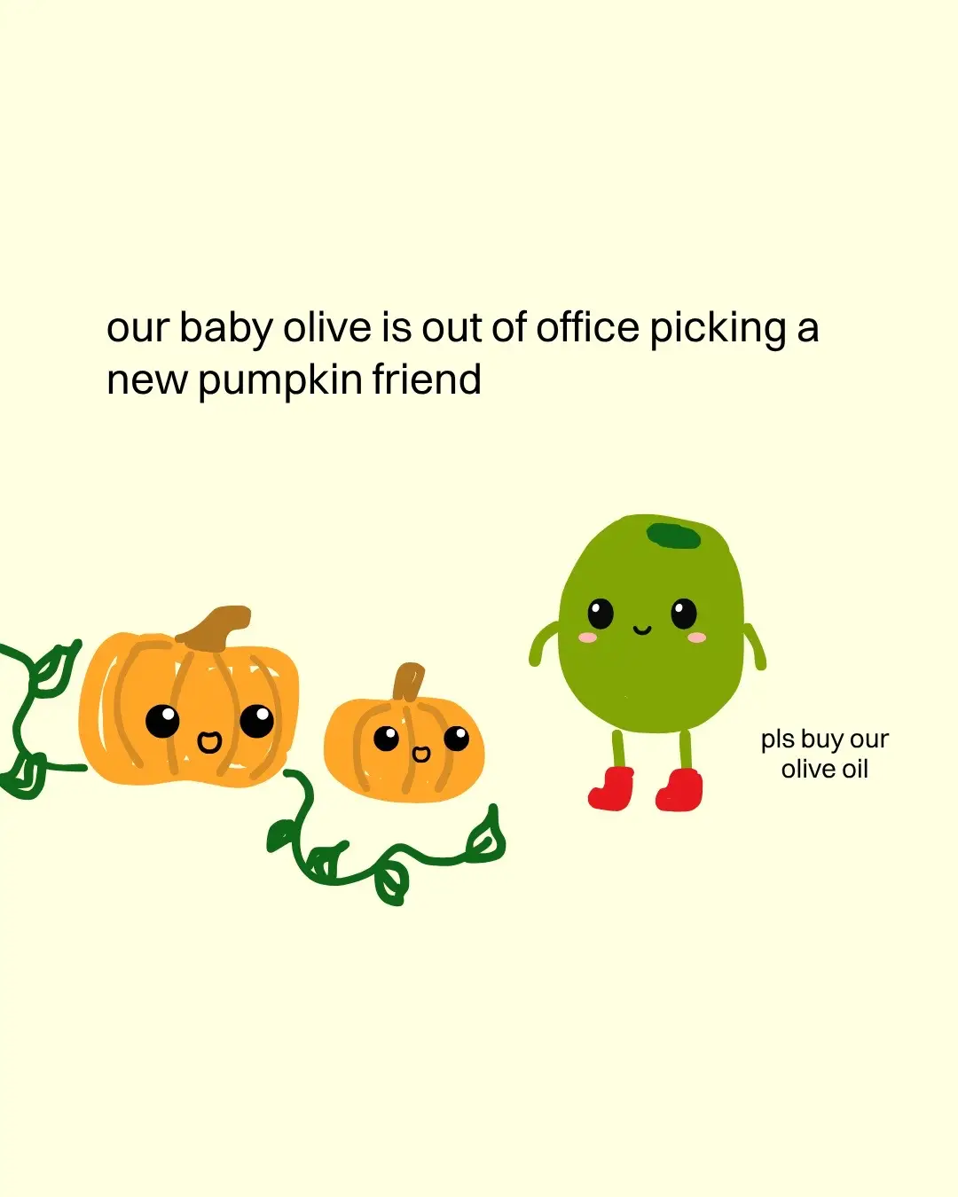 we adopted a baby olive and she’s already out here picking pumpkins 😩🫒 #oliveoil #evoo #harvesting #babyolive #cute 