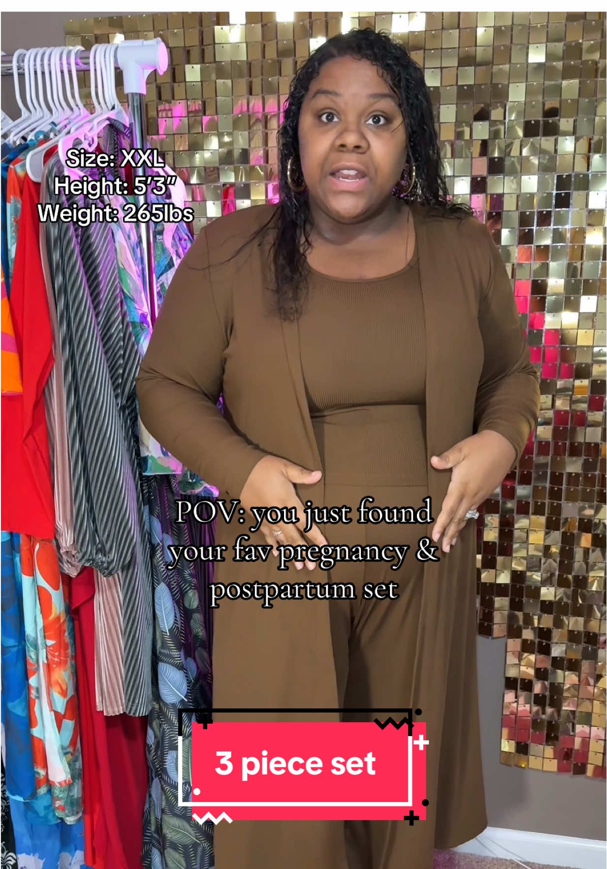 Black Friday sales are live!!!! #tiktokfinds #tiktokshopblackfriday #tiktokshopcybermonday #3pieceset #plussizepregnancy 