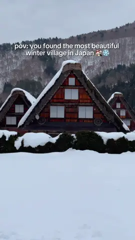 I just found Japan’s real-life winter fairytale village… and it’s even more magical in person ❄️🏘️ 📌Save this village for when you visit Japan! 📍Shirakawa-go, Gifu Prefecture Tucked away in the Gifu Prefecture, Shirakawa-go is a dreamy village you cannot miss. This UNESCO World Heritage Site is famous for its gassho-zukuri farmhouses found across 3 villages, Ogimachi, Ainokura, and Suganuma. “Gassho-zukuri” translates to “hands together in prayer” inspired by the steep, thatched roofs built completely without nails or metal — how incredible is that! 😮 Shirakawa-go is stunning year-round, but in the winter, it transforms into a beautiful  snowy fairytale scene filled with postcard-perfect cottages and mountain views.❄️✨ You can explore the village in just a few hours, making it an ideal day trip from Takayama, or stay overnight in one of the traditional lodging houses if you book in advance to fully immerse in rural Japan life. 🏘️🏞️ ✨Would you visit Shirakawa-go in Japan?✨ Hi, I’m Andrea, and I share travel guides, tips, and inspiration! Follow along for my adventures in Sydney and abroad!✨ • • • • • • #shirakawago #shirakawagovillage #village #japantrip #japantravel Japan travel guide, Japan travel itinerary, Shirakawago Japan, places to visit in Shirakawago, places not to skip in Shirakawago, places you must visit in Shirakawago, places to see in Shirakawago, winter in Japan, day trip ideas in Japan