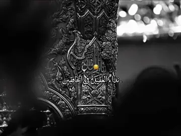 نداء العقيدةَ في الخافقين🖤😔. #صۆفَيَ #الامام_الحسين_عليه_سلام #ياصاحب_الزمان_ادركنا #اللهم_صل_على_محمد_وآل_محمد #نداء_العقيدة_في_الخافقين 