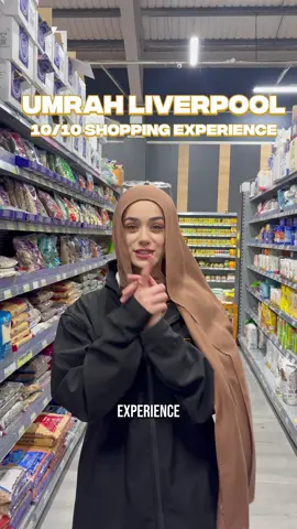 This is what a 10/10 shopping experience looks like 🤩 #fyp #umrah #supermarket #liverpool #halal 