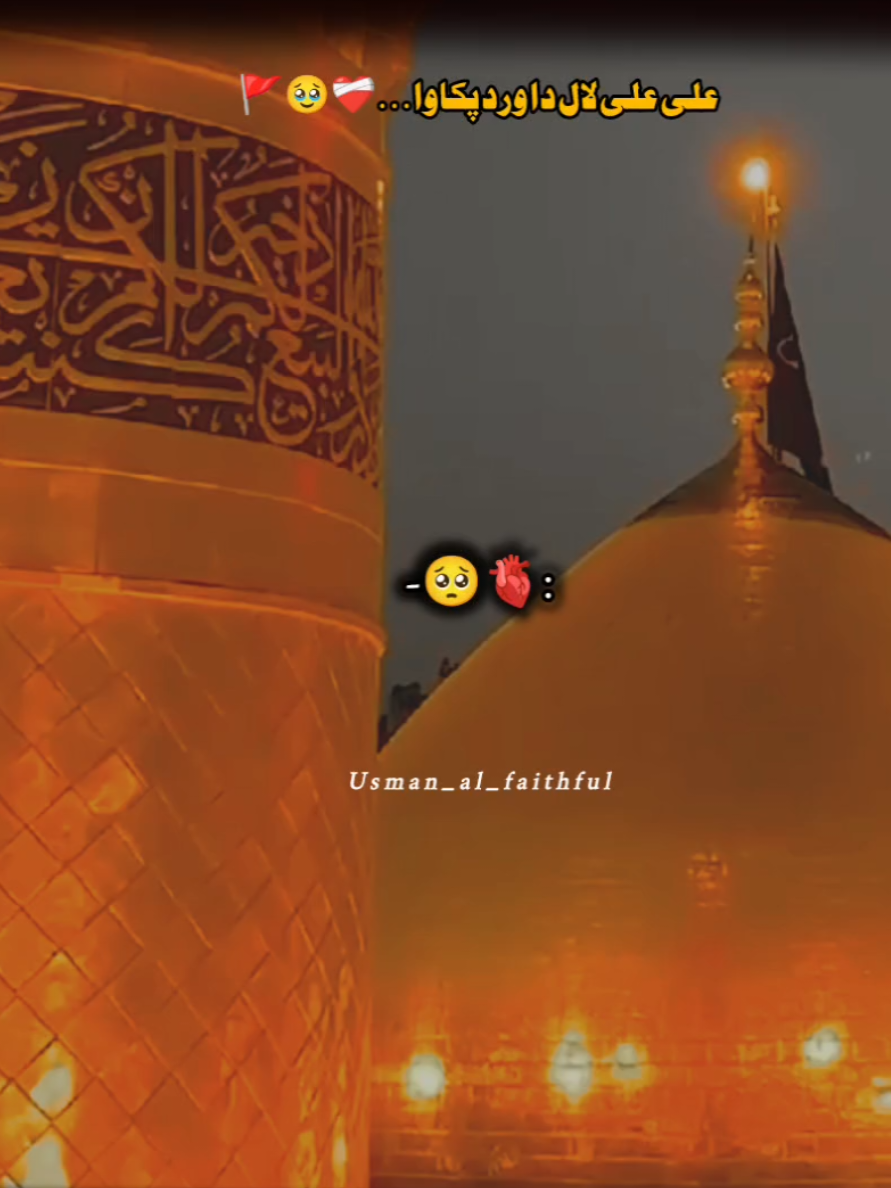 علی علی لال دا ورد پکاوا 🥺🚩#viewsproblem #allahuekber #صلی_اللہ_علیہ_وآلہ_وسلم #naat #usman_faithful @༄ᴾᴷ ᭄✿ғᴀᴛɪᴍᴀ࿐ 